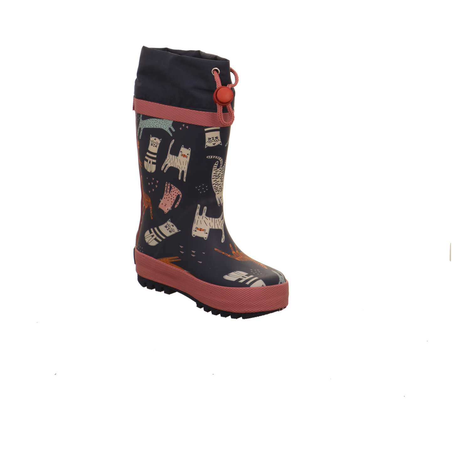 Playshoes Katzen allover blau kombi Bild7
