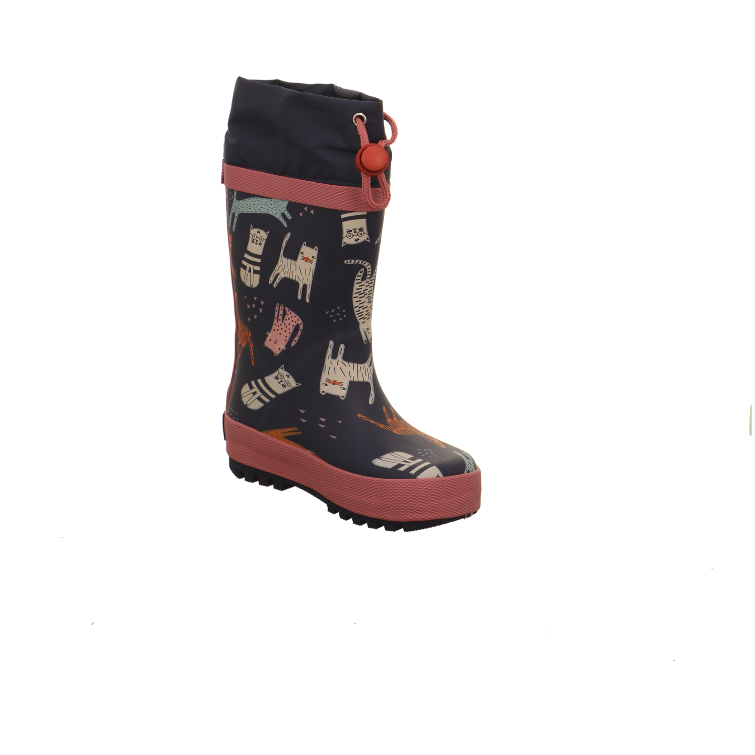 Playshoes Katzen allover blau kombi Bild7