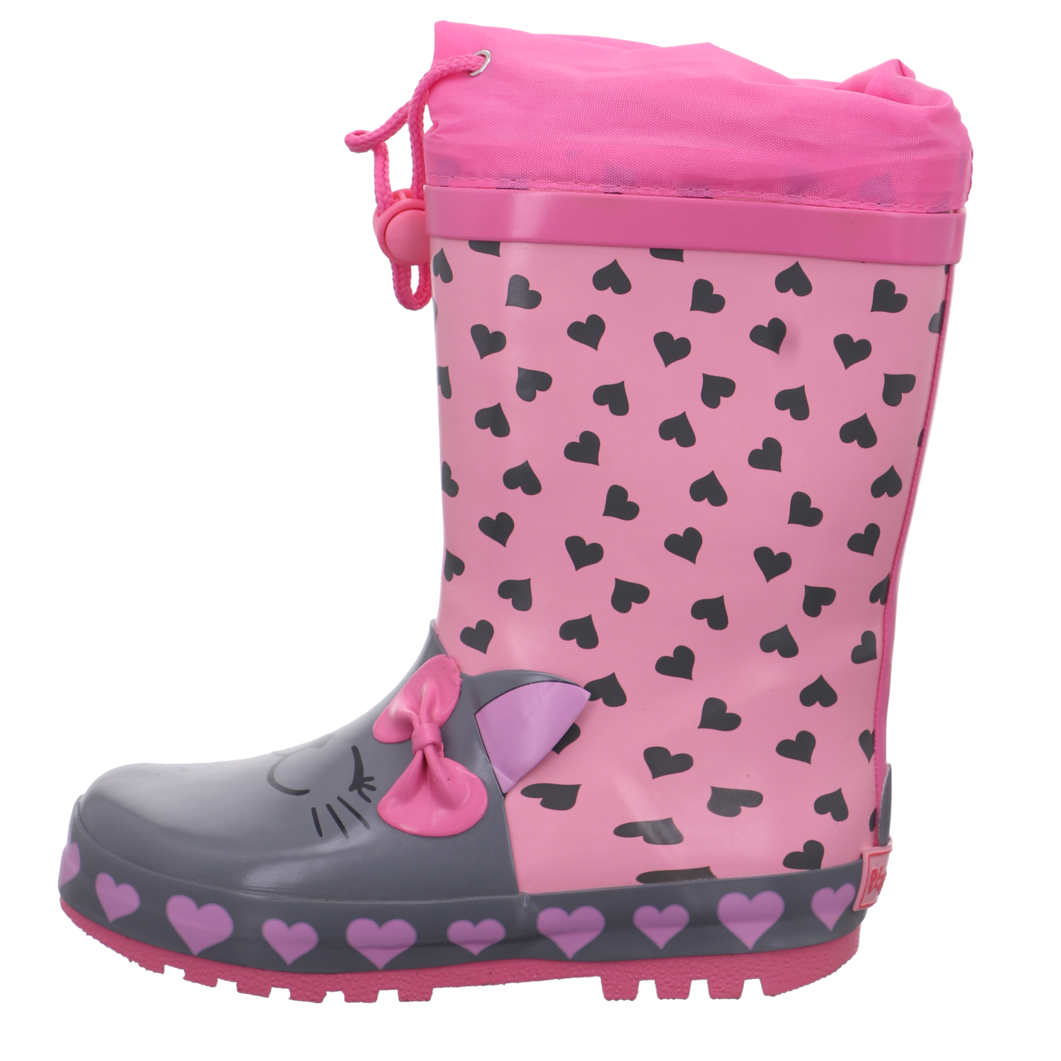 Playshoes Stiefel rose kombi Bild1