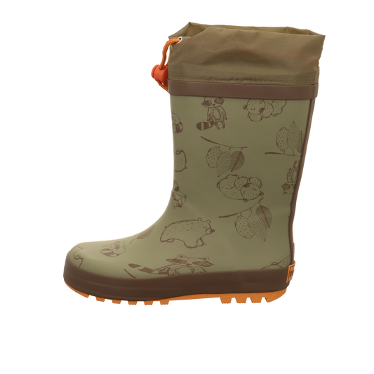 Playshoes Waschbär olive Bild1