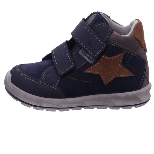 Ricosta Krabbel- und Lauflernschuhe blau kombi Bild1