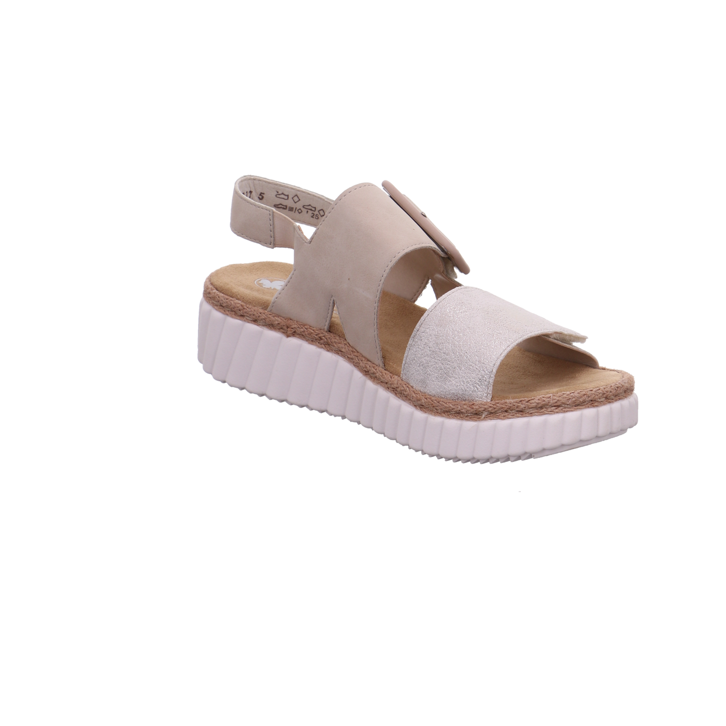 Rieker  beige kombi Bild7