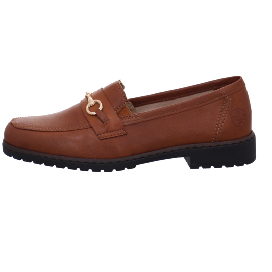 Rieker Halbschuhe cognac Bild1