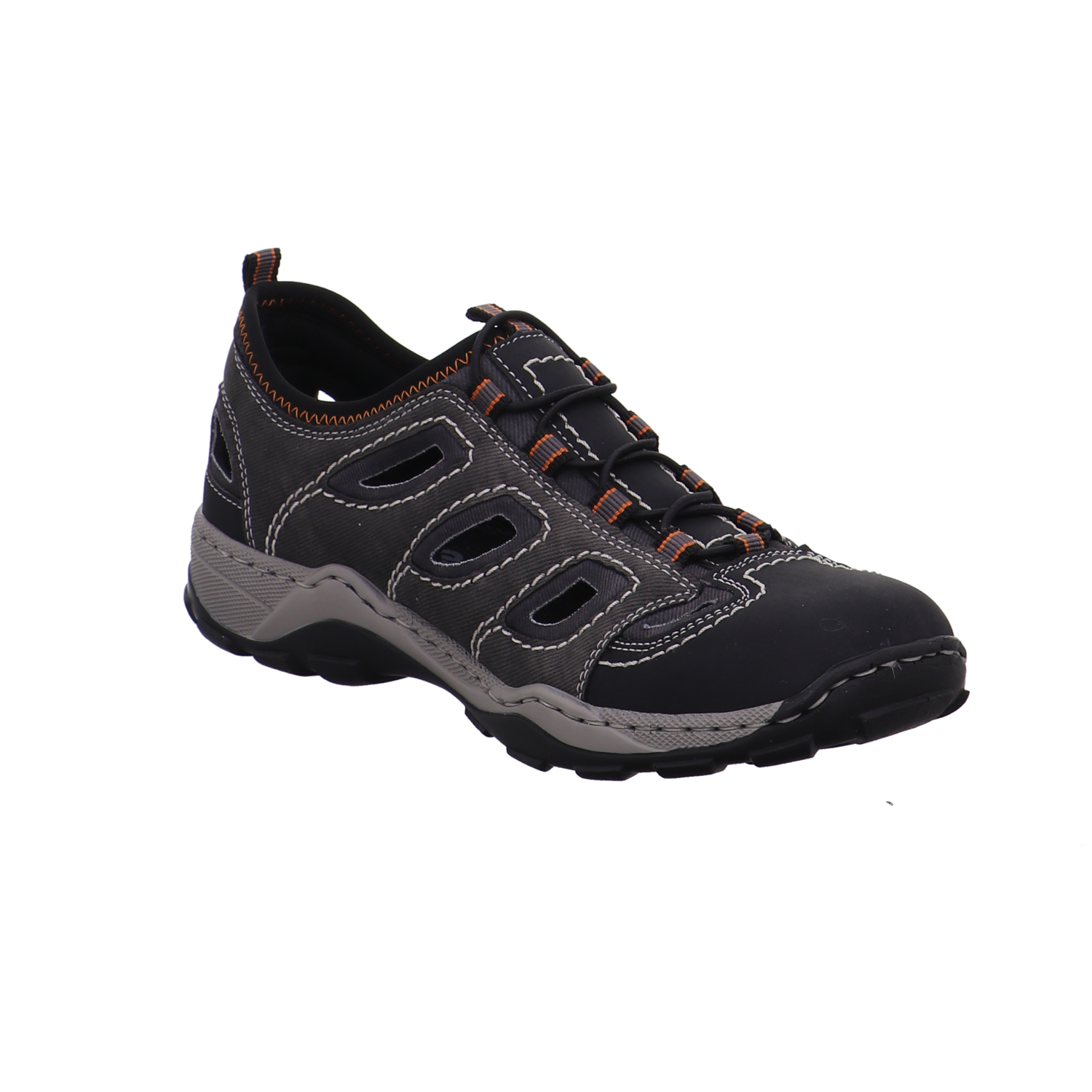 Rieker Halbschuhe grau kombi Bild7