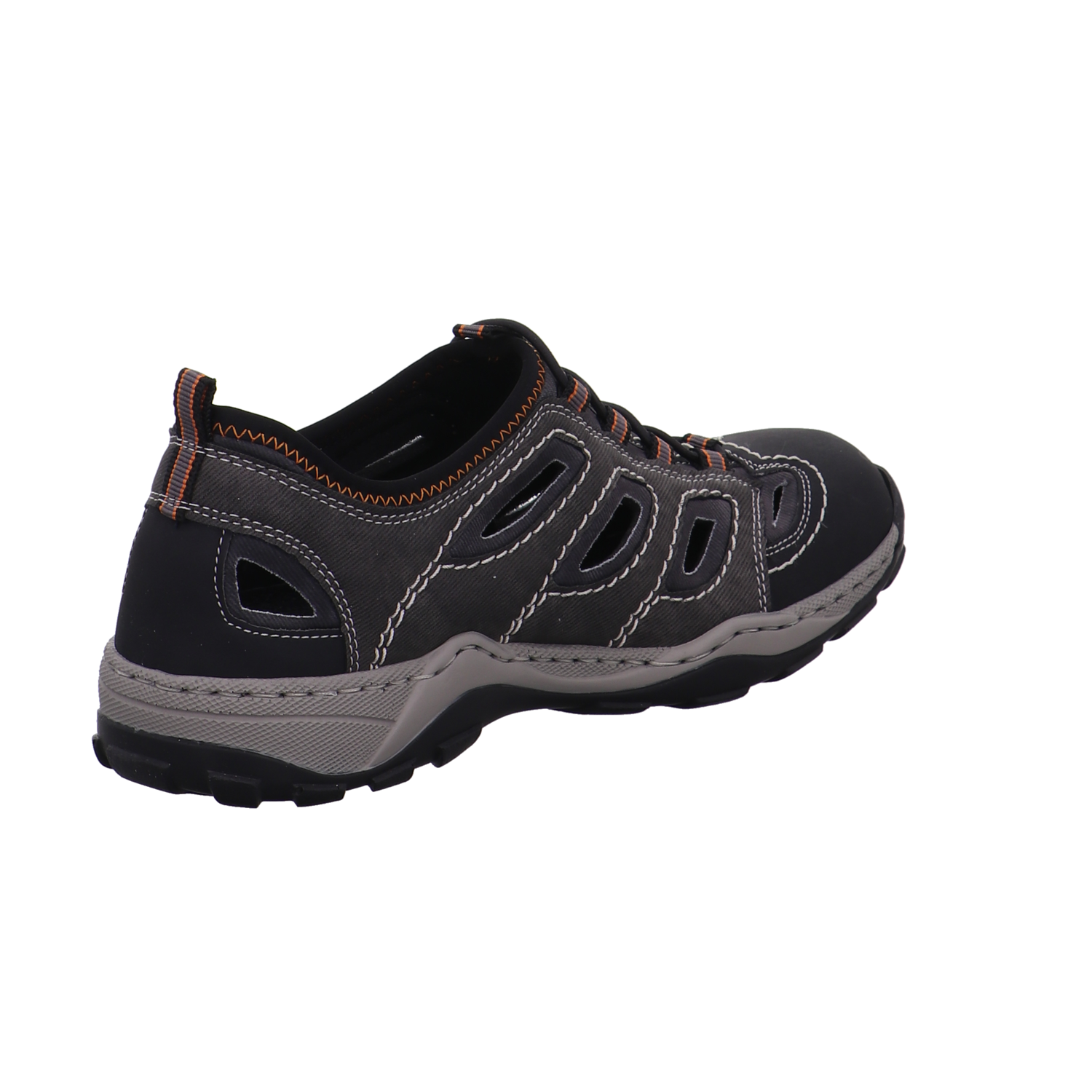 Rieker Halbschuhe grau kombi Bild5