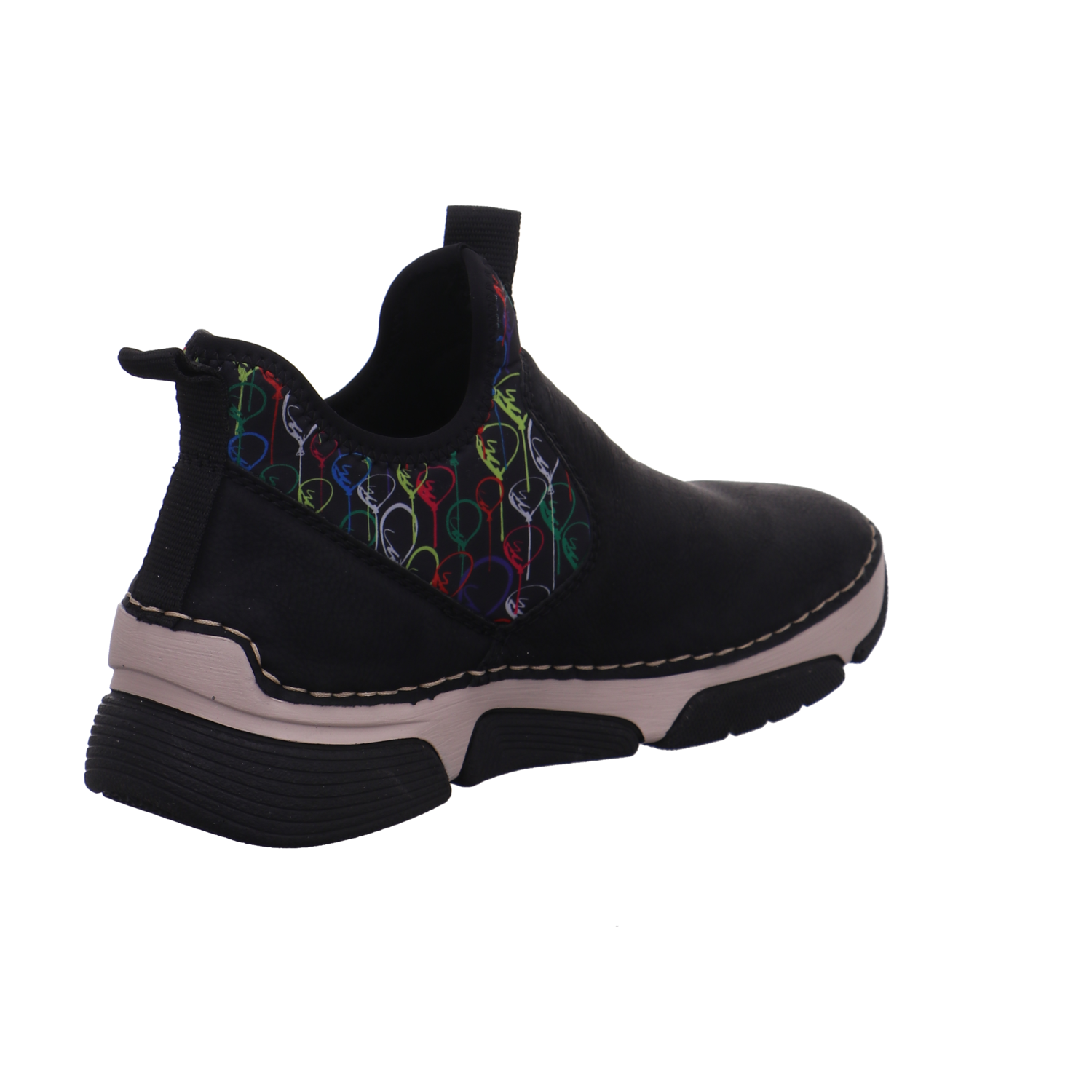 Rieker Halbschuhe schwarz kombi Bild5