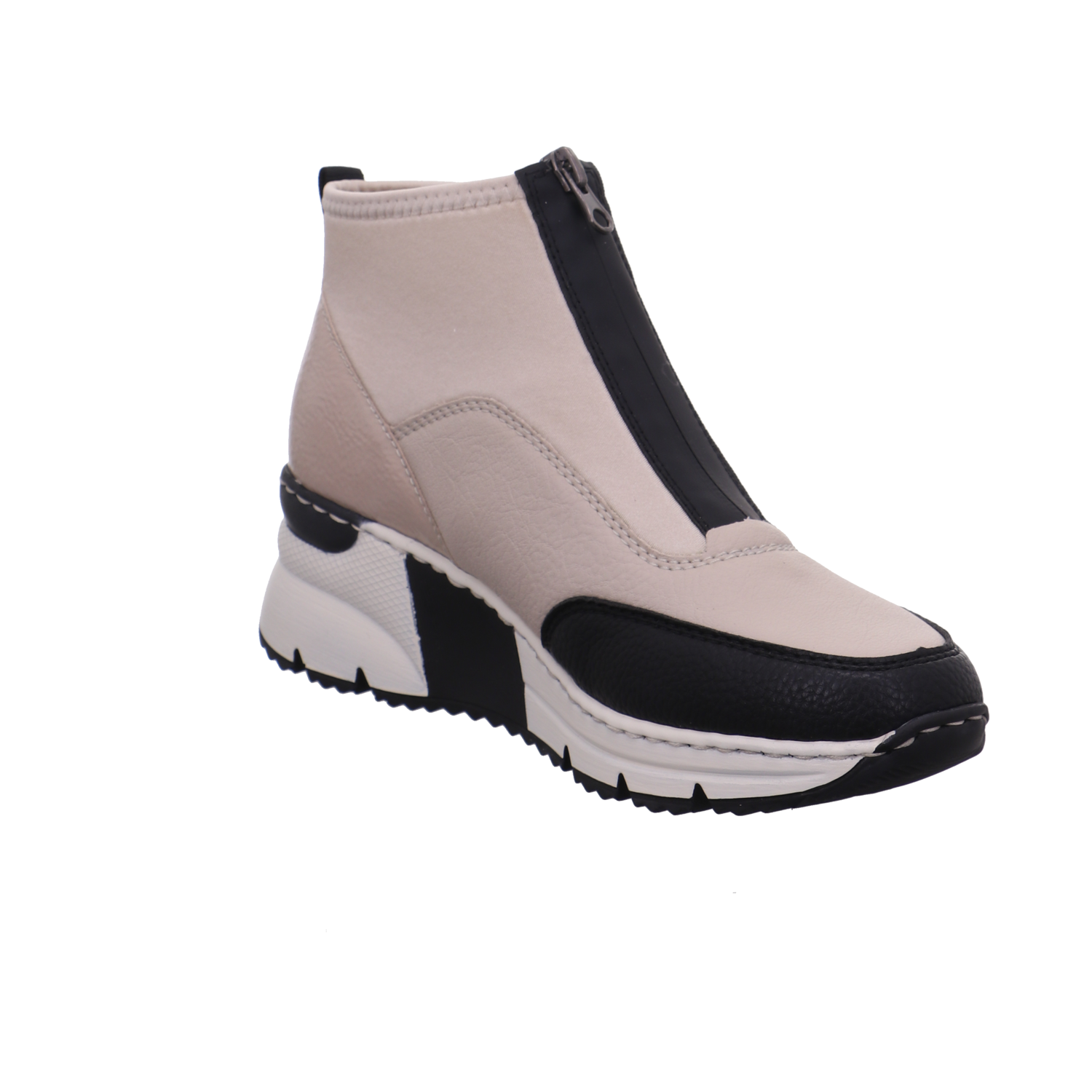 Rieker Stiefeletten beige kombi Bild7