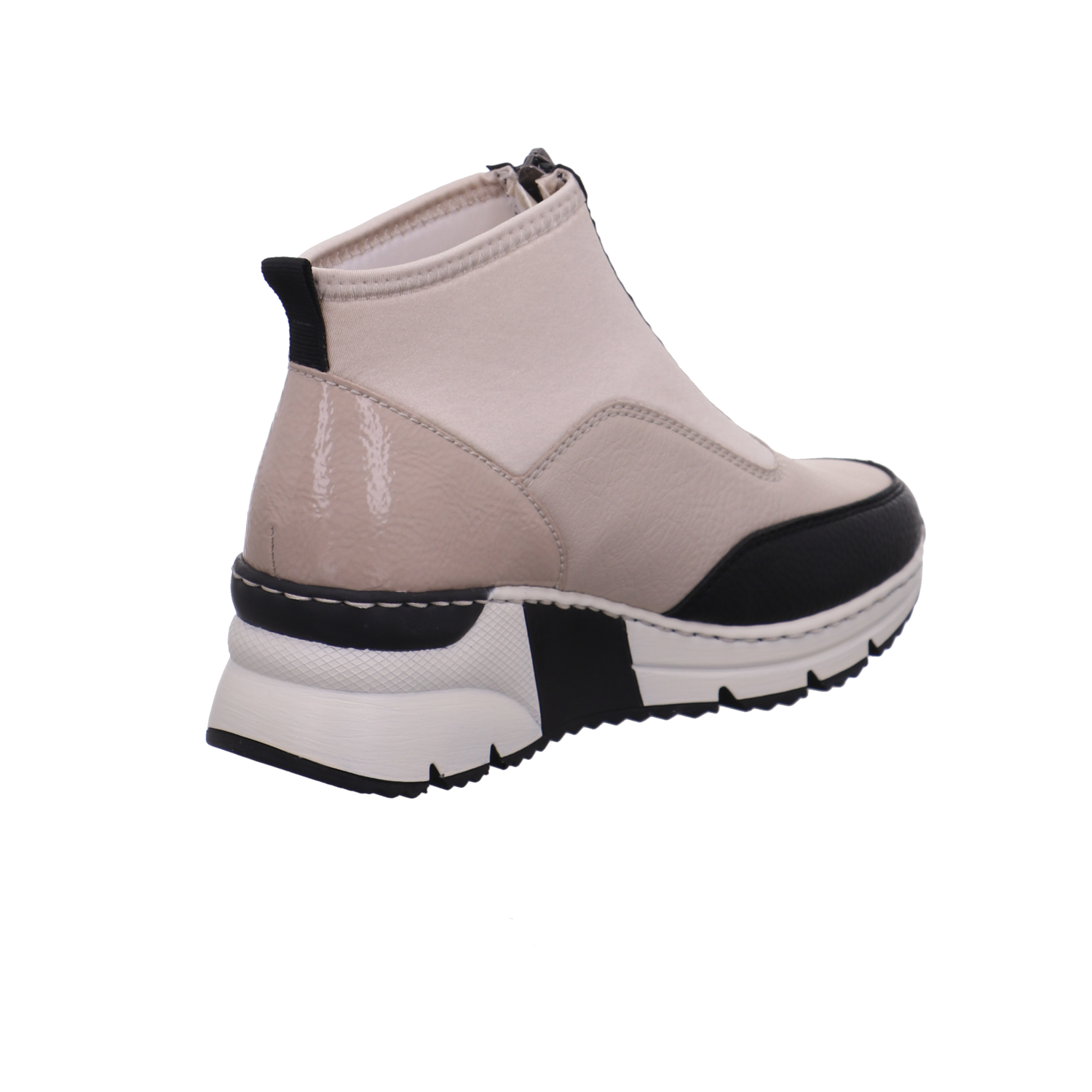 Rieker Stiefeletten beige kombi Bild5