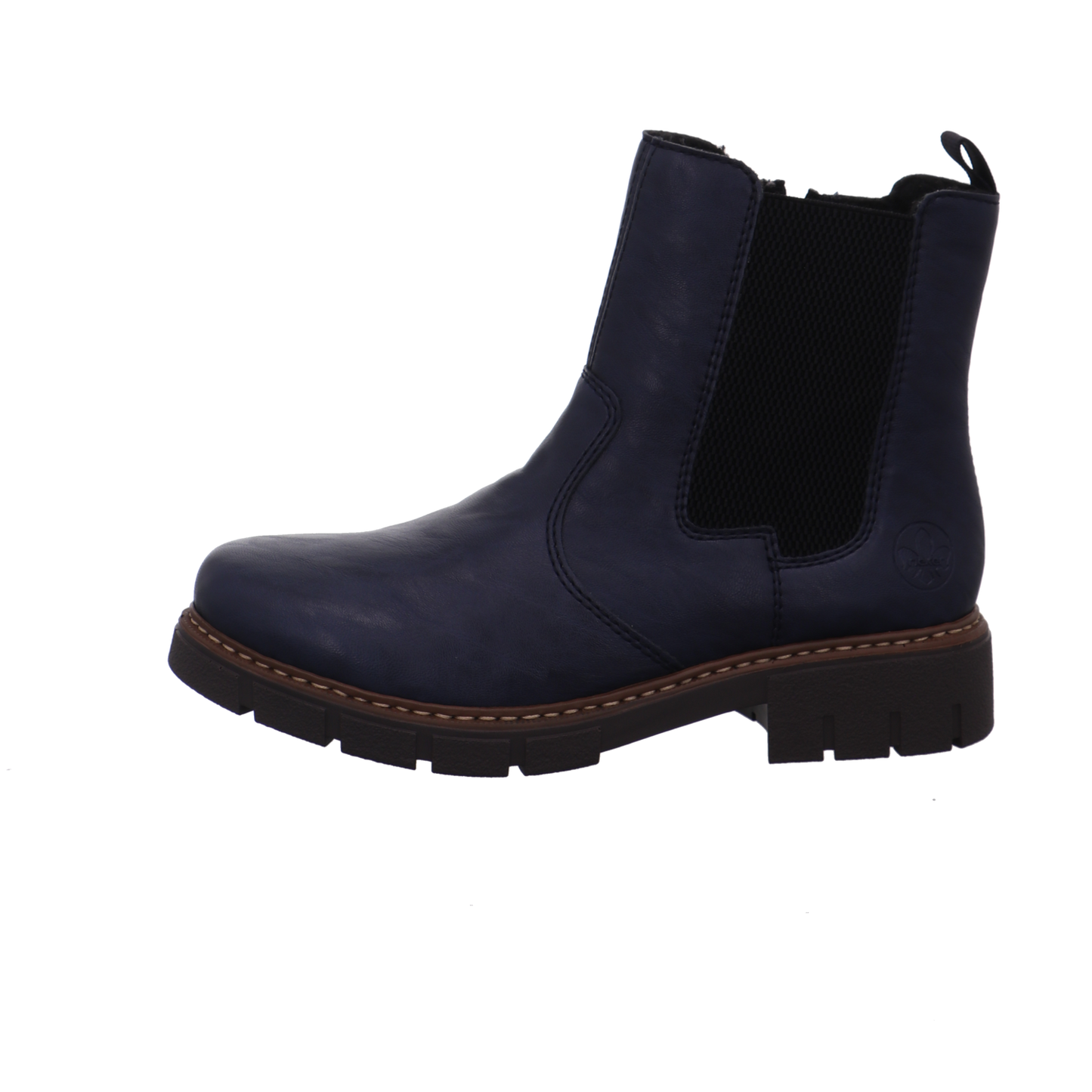 Rieker Stiefeletten blau kombi Bild1