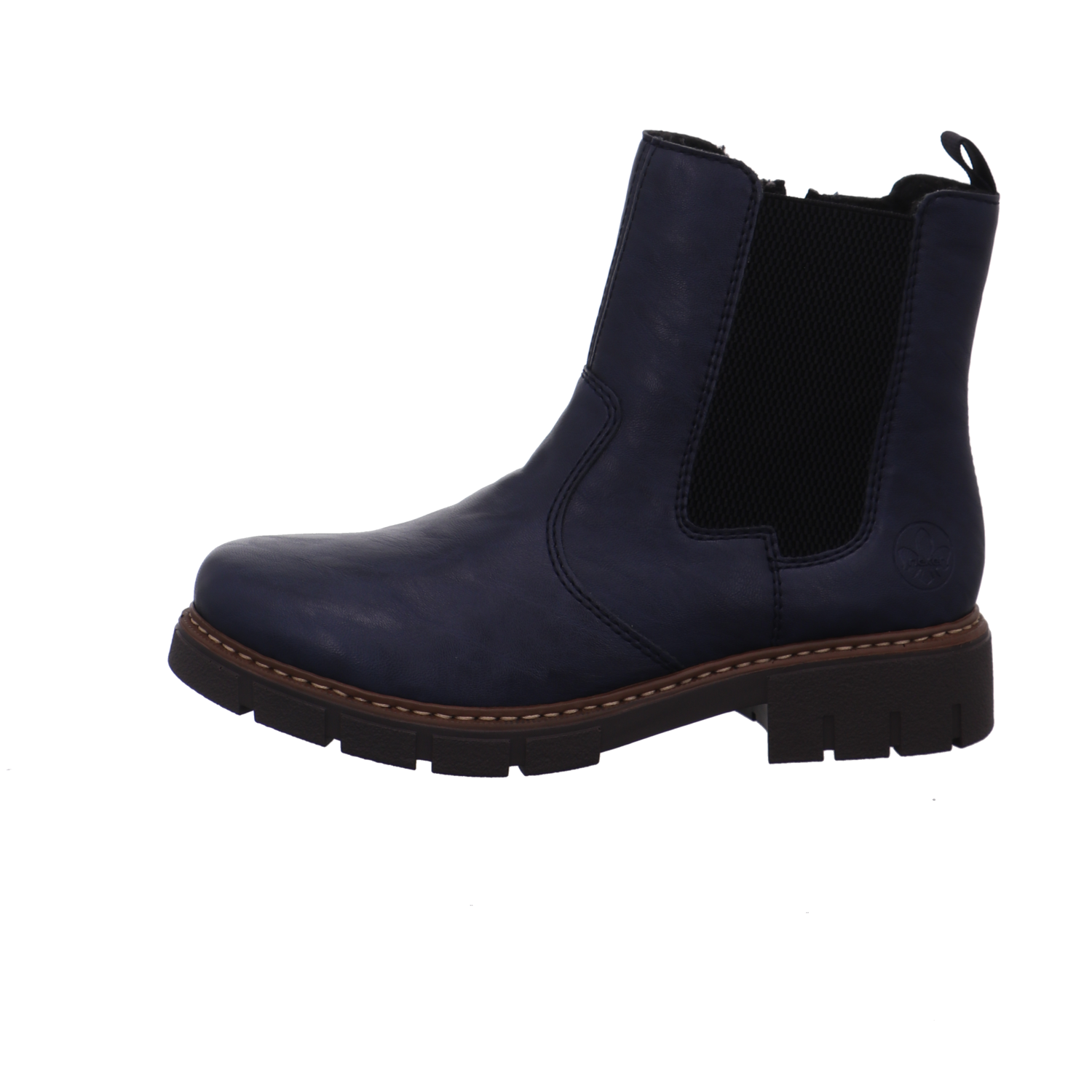 Rieker Stiefeletten blau kombi Bild1