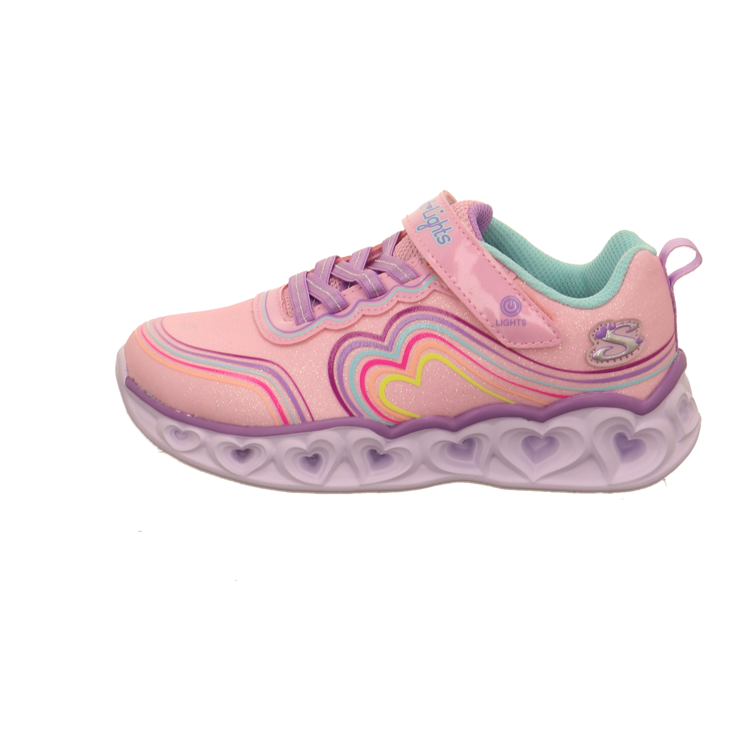 Skechers HEART LIGHTS-RETRO HEARTS rose kombi Bild1