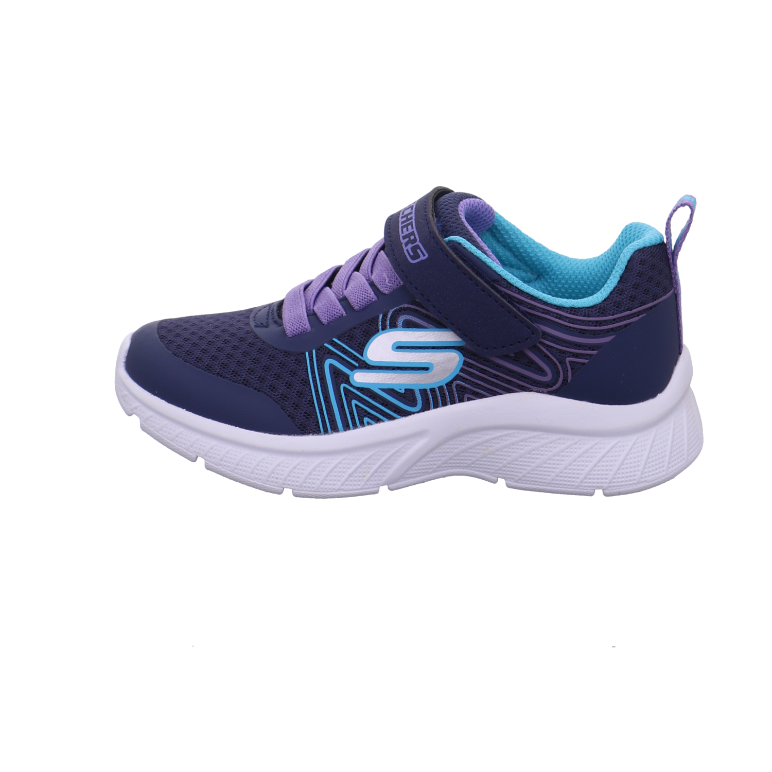Skechers Microspec Plus - Swirl Sweet blau kombi Bild1