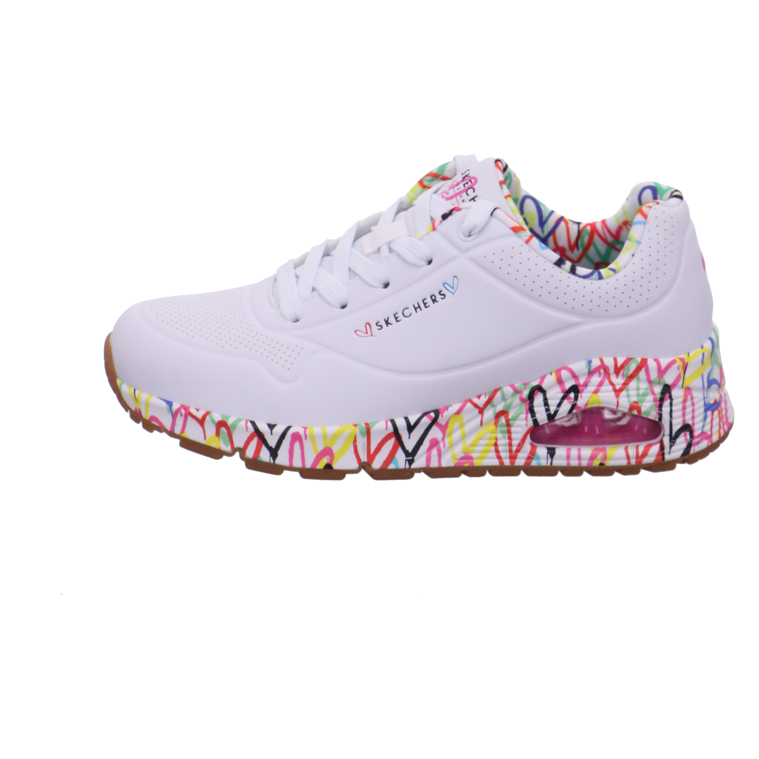 Skechers Training und Hallenschuhe weiß kombi Bild1