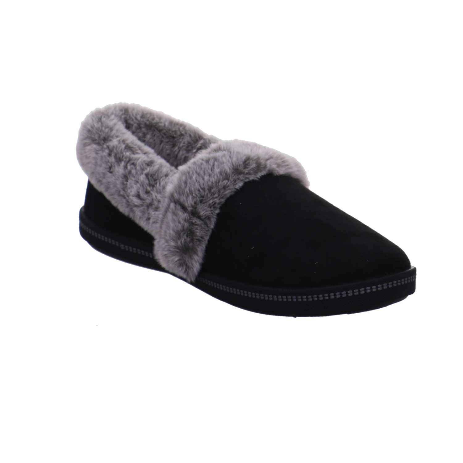 Skechers geschlossene Hausschuhe schwarz kombi Bild7