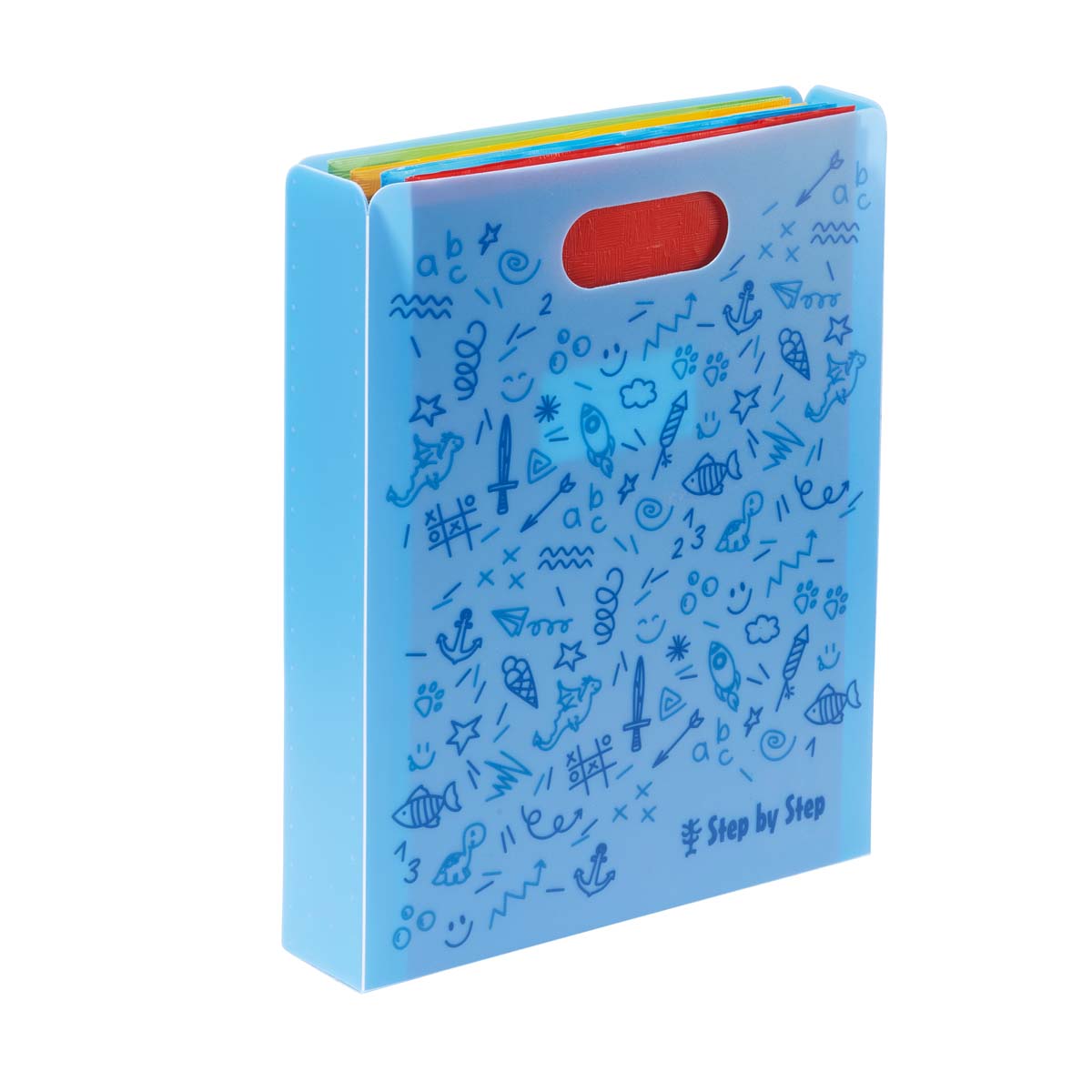 Step by Step Heftbox blau