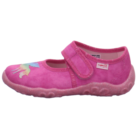 Superfit geschlossene Hausschuhe pink kombi Bild1