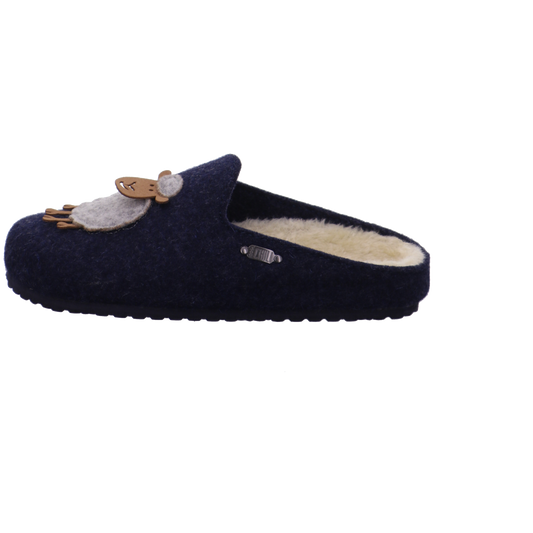 Supersoft Tieffußbett Clog blau kombi Bild1