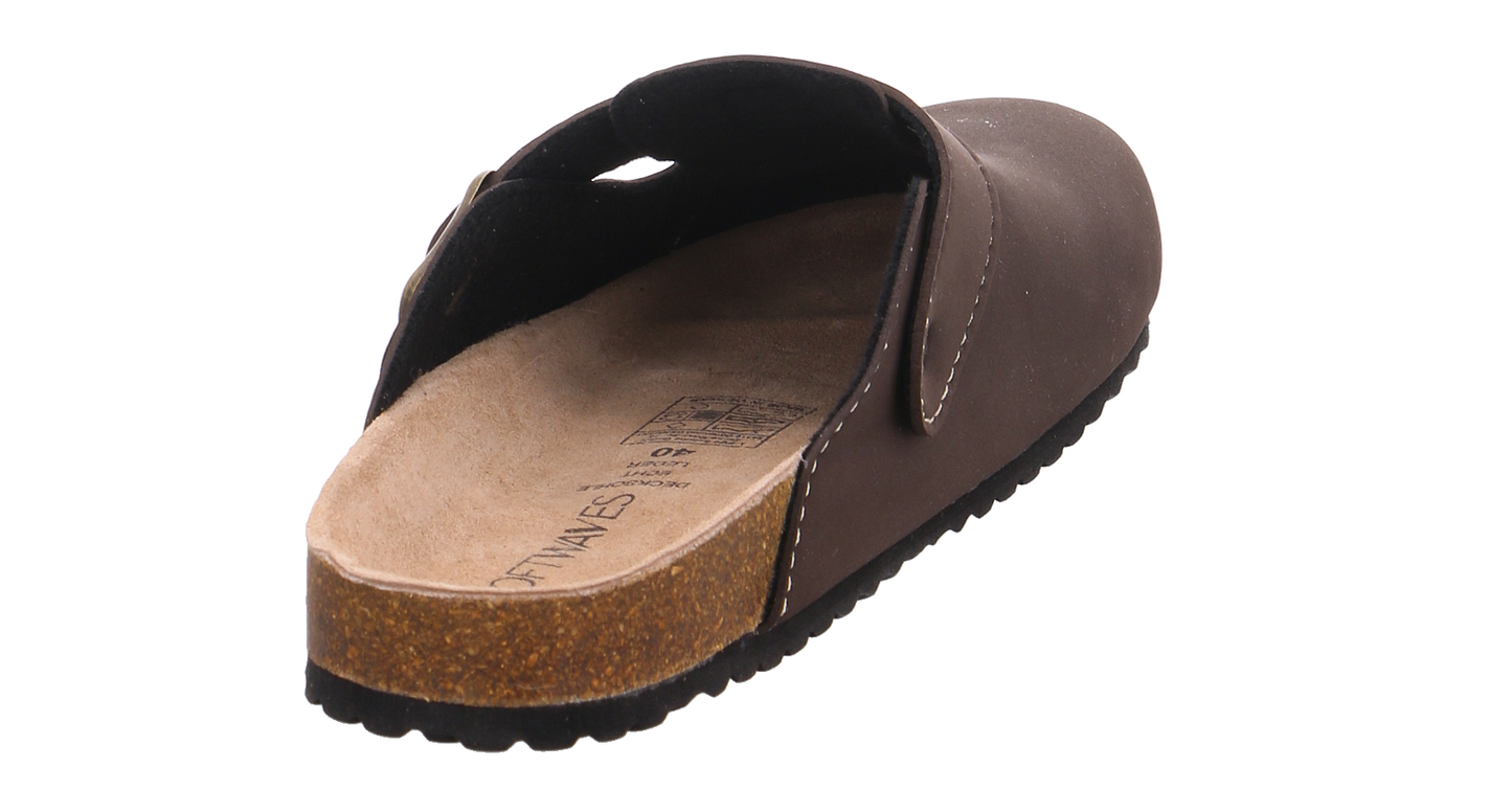 Supersoft Tieffußbett Clog braun Bild7