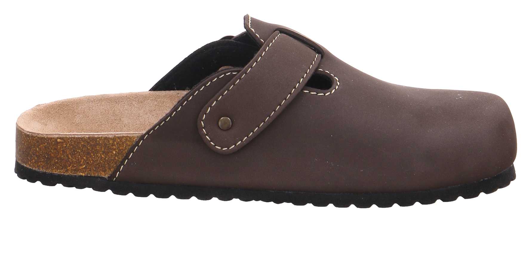 Supersoft Tieffußbett Clog braun Bild11