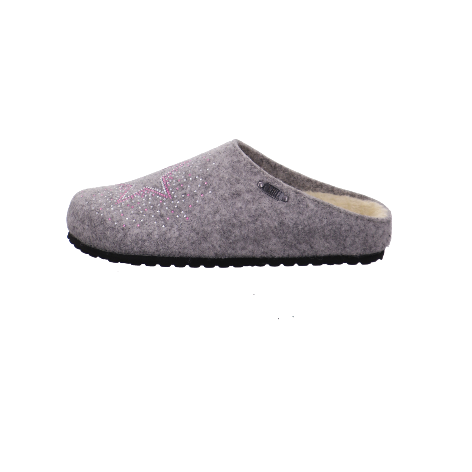 Supersoft Tieffußbett Clog hell-grau Bild1