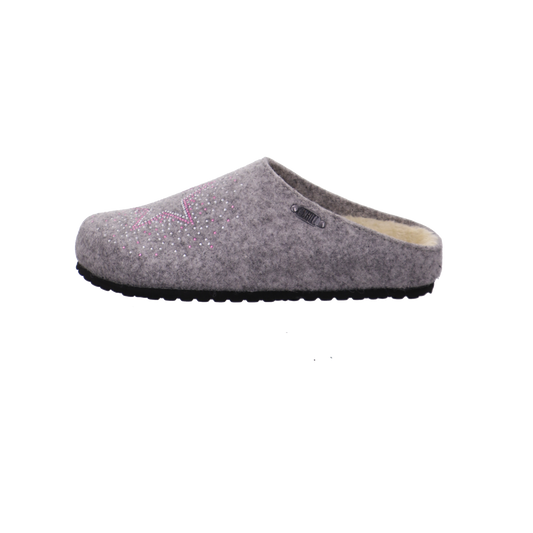 Supersoft Tieffußbett Clog hell-grau Bild1