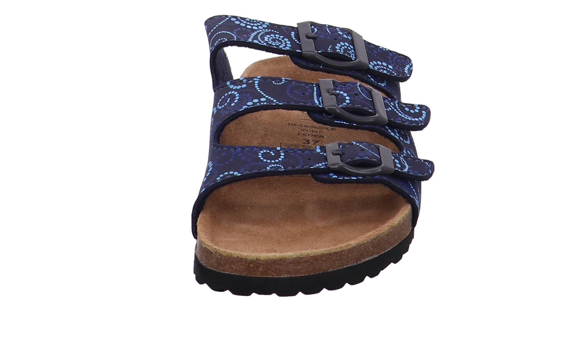 Supersoft Tieffußbettpantoletten blau Bild16