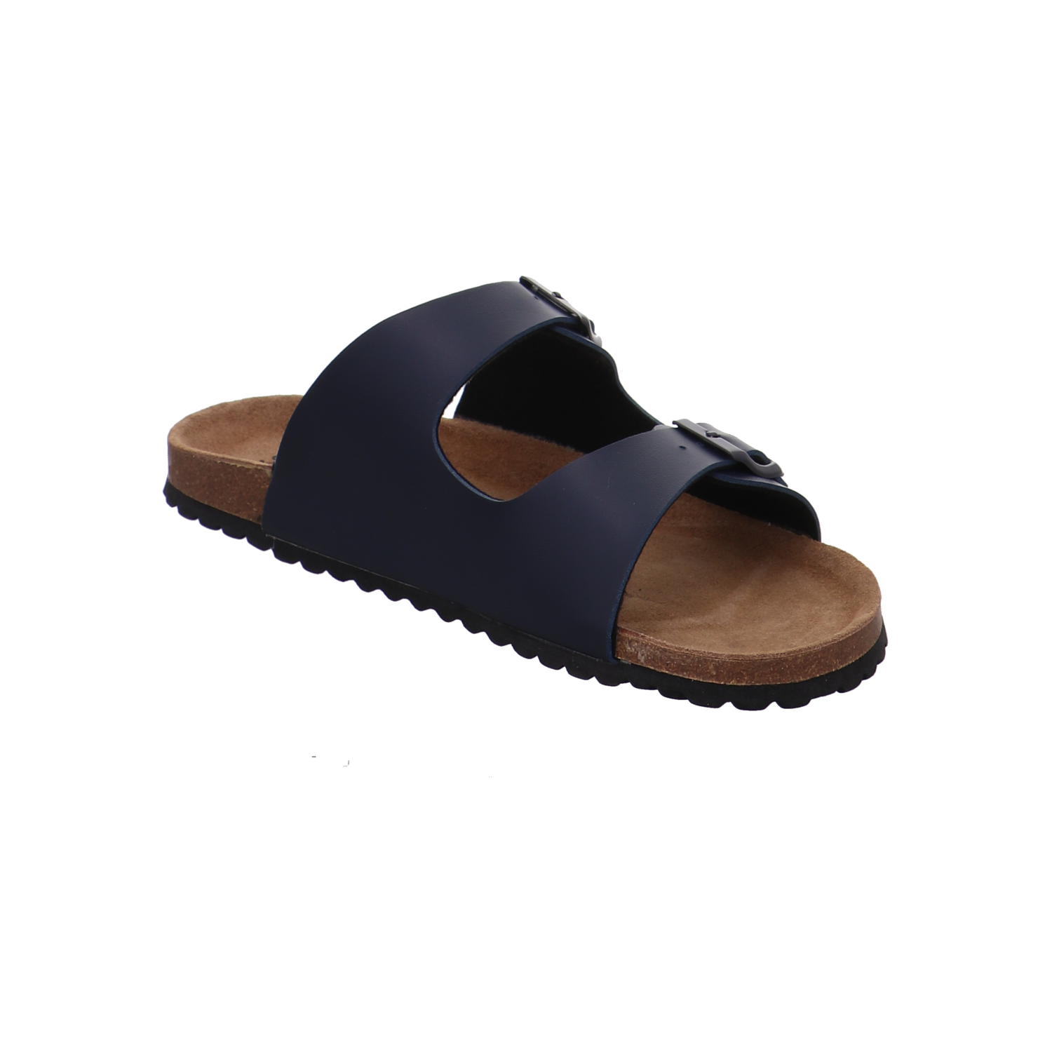 Supersoft Tieffußbettpantoletten blau Bild7