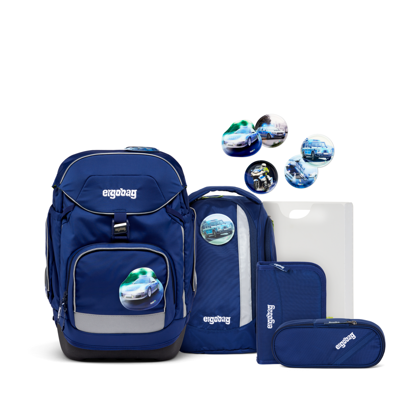 ergobag pack-set blau kombi