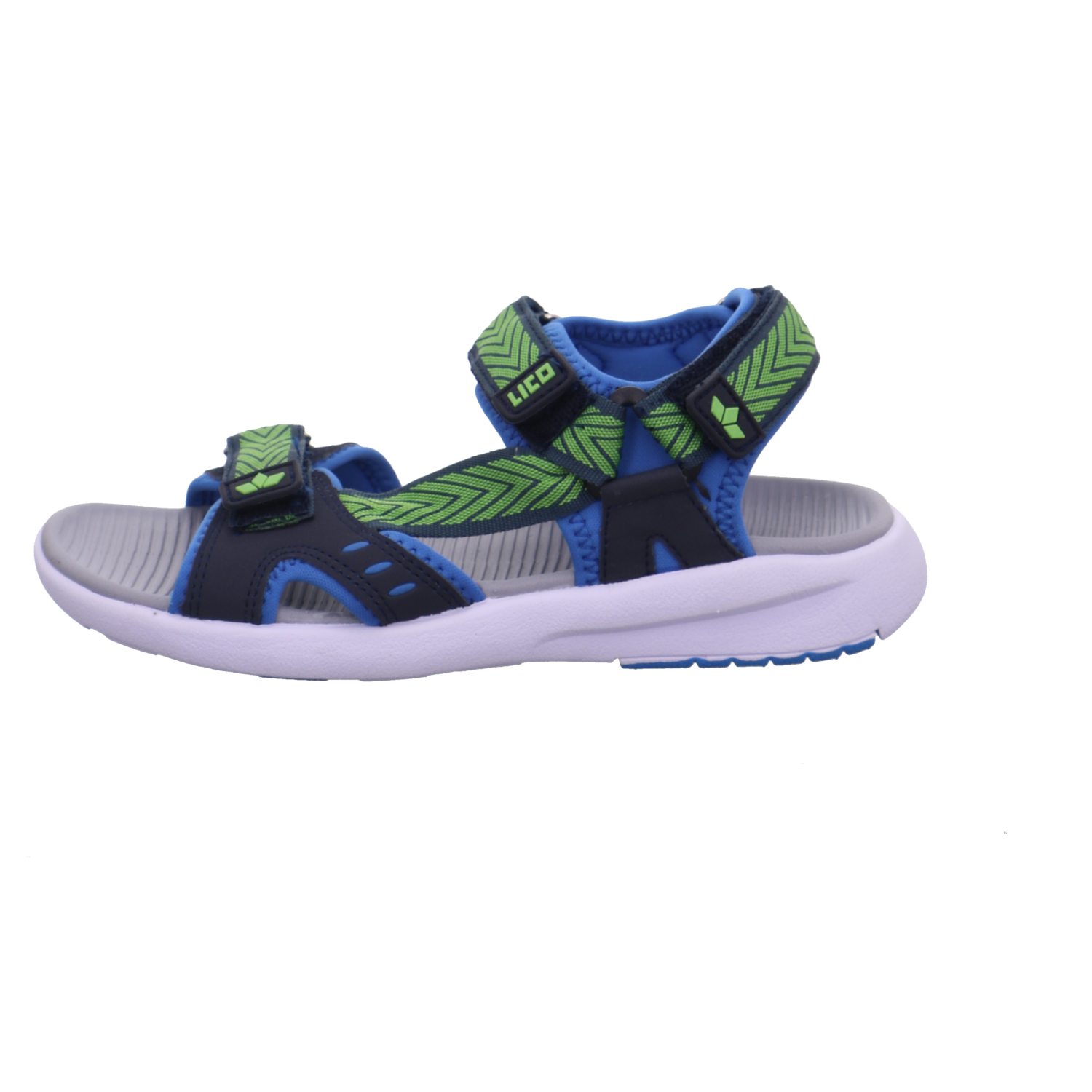 Lico Offene Schuhe blau kombi Bild1